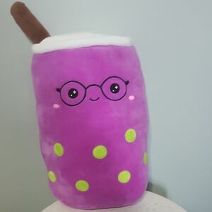 Purple Bubble Tea Plush Toy